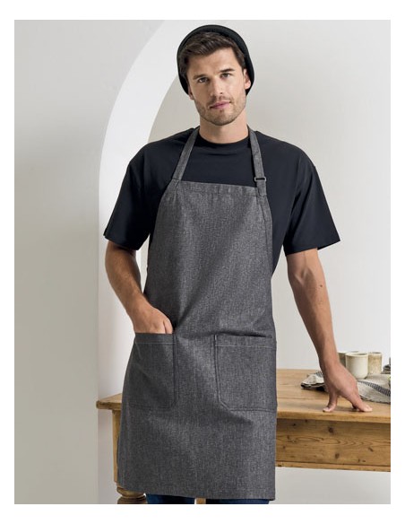 PRE-PR113-Organic Denim Fairtrade Bib Apron 2